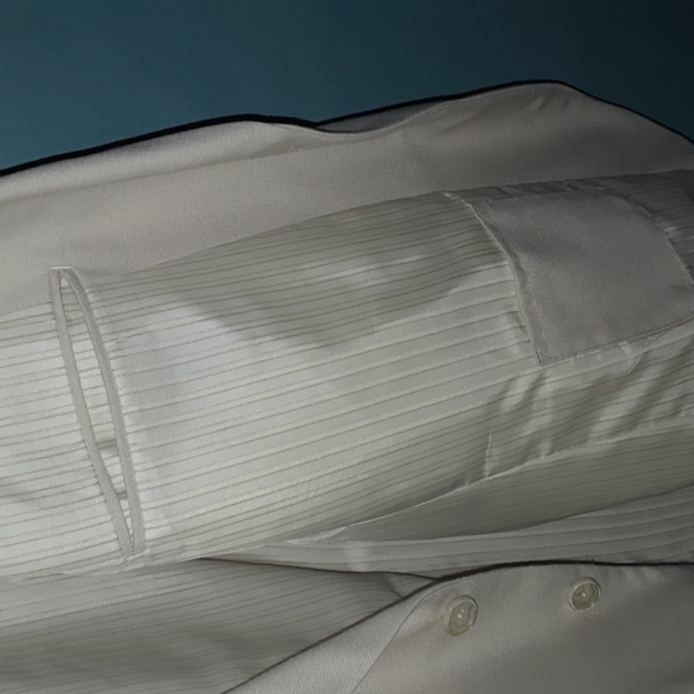 UnWorn, Unaltered Stafford 44 Short Polyester Linen Mens Suit Slacks 32/32 - Picture 8 of 16